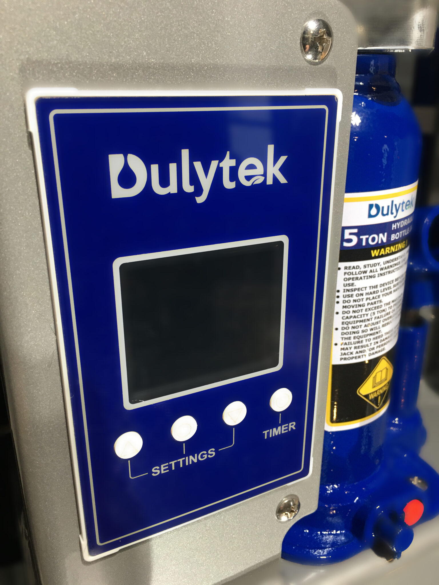 Dulytek® DHP5 AllInOne Hydraulic Heat Press for Rosin Oil Extraction, 5 Ton Pressing Force