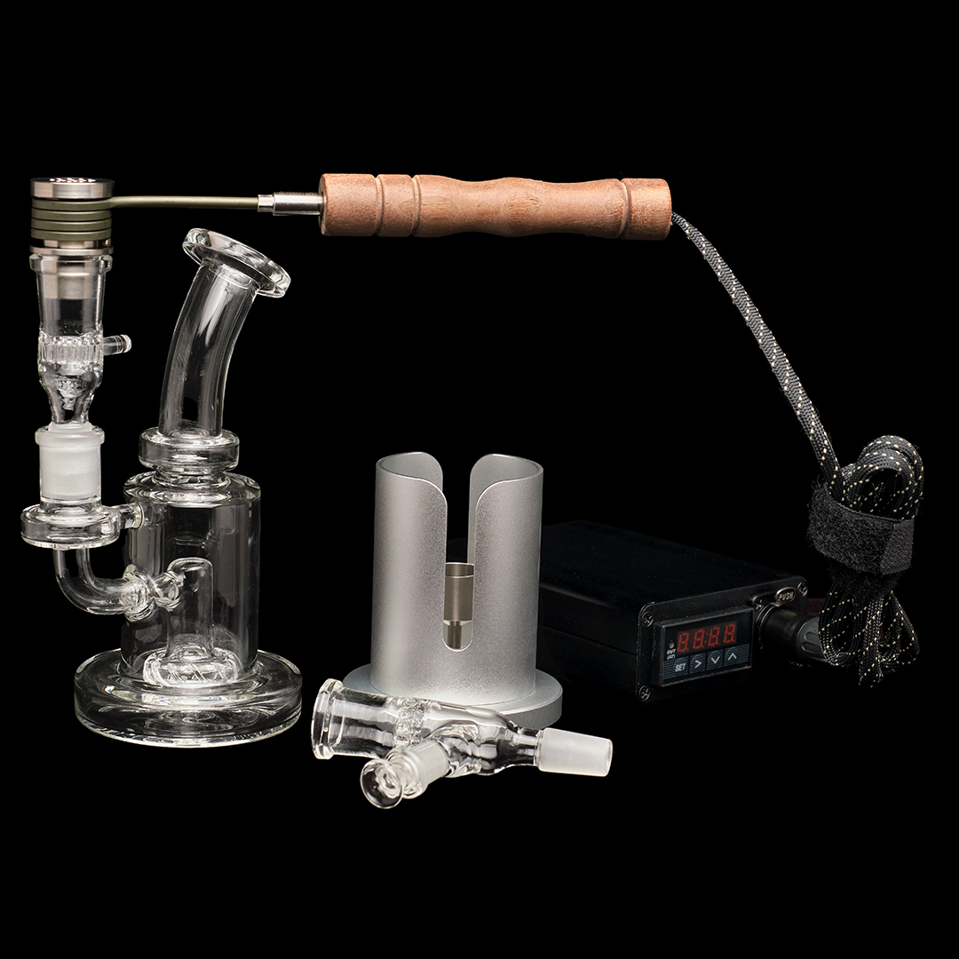 Ball vape full set up with demo glass pipe