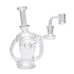 The Thunderdome Recycler Dab Rig with Quartz Banger